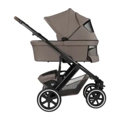 ABC Design Kinderwagen Salsa 5 Air 3-in-1 - Nature | Maxi-Cosi Pebble Autostoel – Nature | Autostoel Adapters