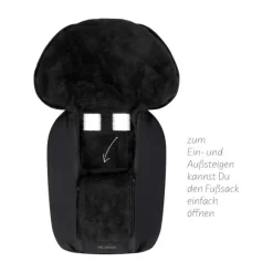 ABC Design Voetenzak Autostoeltje - Black