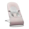 BabyBjörn Balance Soft Wipstoel - Geweven Jersey - Lichtroze / Grijs