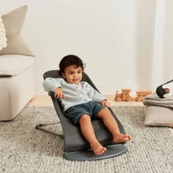 BabyBjörn Bliss Cotton Wipstoel - Zandgrijs