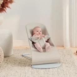BabyBjörn Bliss Jersey Wipstoel 3D Lichtbeige