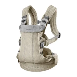 BabyBjörn Harmony Draagzak 3D-Mesh - Grijsbeige