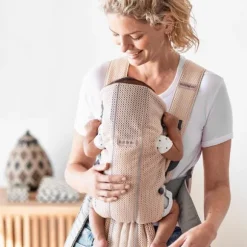 BabyBjörn Mini 3D Mesh Draagzak Donkerblauw