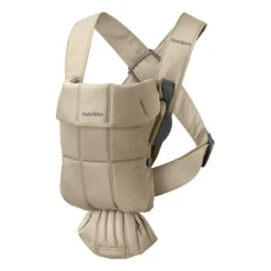 BabyBjörn Mini Geweven Draagzak - Beige