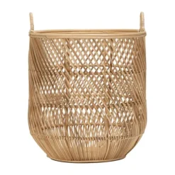 Babypark Exclusief Mand Rond - Groot - Naturel