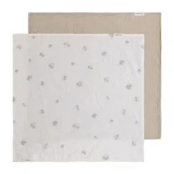 Baby's Only Tender Hydrofiele Doek - 2-Pack - 65x65 cm - Beige / Linen