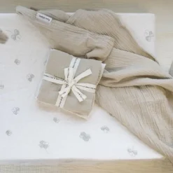Baby's Only Tender Hydrofiele Doek - 2-Pack - 65x65 cm - Beige / Linen