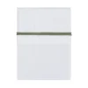 Baby's Only Wieglaken Wit / Urban Green 80 x 100 cm