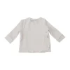 Bamboom T-Shirt Met Overslag - Lange Mouw - 1 Mnd - Sand