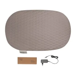 Bebe-Jou Verwarmd Aankleedkussen - Quilted Waves - Chalk Brown