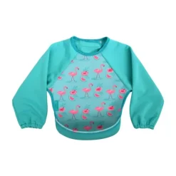 Bibetta Mouwslab Flamingo Turqoise