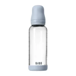 BIBS Fles - Medium Flow - 240 ml - Glas/Latex - Ivory
