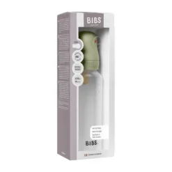 Bibs Fles - Medium Flow - 270 ml - Latex - Baby Blue