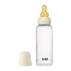 Bibs Fles - Medium Flow - 270 ml - Latex - Baby Blue