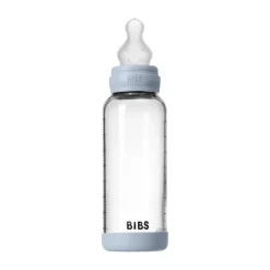 BIBS Fles - Medium Flow - 240 ml - Silicone/Glas - Ivory