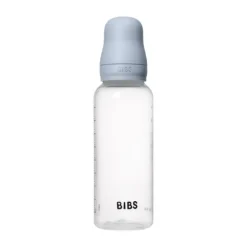 Bibs Fles - Medium Flow - 270 ml - Silicone - Baby Blue