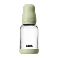BIBS Fles - Slow Flow - 120 ml - Glas/Latex - Ivory
