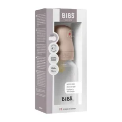 Bibs Fles - Slow Flow - 150 ml - Latex - Ivory
