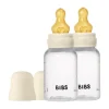 Bibs Fles - Slow Flow - 2 Pack - 150 ml - Latex - Ivory