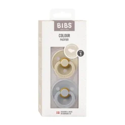 BiBs Fopspeen Anatomisch - 6-18 Mnd - 2 Stuks - Sage / Hunter Green