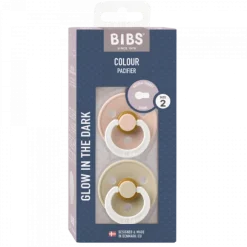 BiBs Glow Fopspeen - 18+ Mnd - Sage / Vanilla