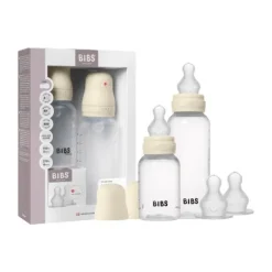 Bibs Grow and Flow Flessenset - 150 ml/270 ml - Silicone - Ivory