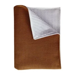 Bink Bedding Pique Dekbedovertrek Oker 100 x 135 cm