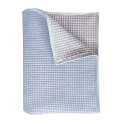 Bink Bedding Pique Ledikantdeken Dusty / Wit 100 x 150 cm