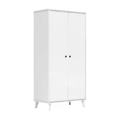 BLN Kids Sacha Kledingkast White 2-Deurs
