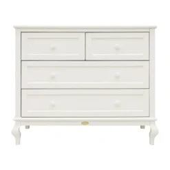 Bopita Babykamer Juliëtte - Off White - Bedbank 70x140 cm + Commode