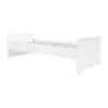 Bopita Bobby Bed 90x200 cm met Laag Hoofdeinde - Wit