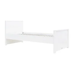Bopita Bobby Bed 90x200 cm met Laag Hoofdeinde - Wit