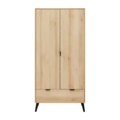 Bopita Fay Bed 60×120 - Naturel/Mat Zwart