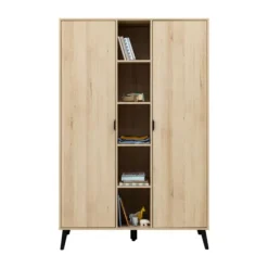 Bopita Fay 2-Deurskast met 5 Open Vakken