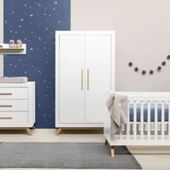Bopita Fenna Babybed Wit / Naturel 60 x 120 cm