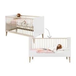 Bopita Indy Babybed Wit / Naturel 60 x 120 cm