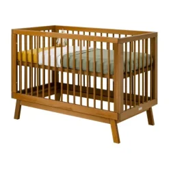 Bopita Kaleo Ledikant - 60 x 120 cm - Dune / Rose Wood