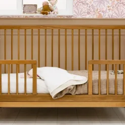 Bopita Kaleo Ledikant - 60 x 120 cm - Dune / Rose Wood