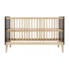 Bopita Lena Bedbank Mat Zwart / Naturel 70 x 140