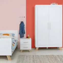 Bopita Lisa Babybed Wit / Naturel 60 x 120 cm