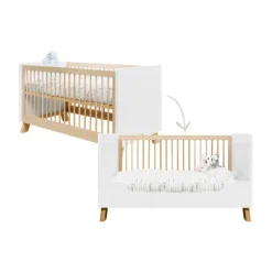 Bopita Lisa Babybed Wit / Naturel 60 x 120 cm