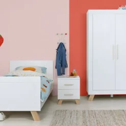 Bopita Lisa Bed Wit / Naturel 90 x 200 cm