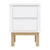 Bopita Mika Bed Wit / Eiken 90 x 200 cm