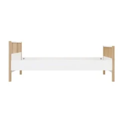 Bopita Mika Bed Wit / Eiken 90 x 200 cm