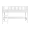 Bopita Nordic Halfhoogslaper 90x200 met Schuine Trap - Wit