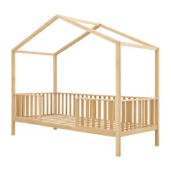 Bopita Robin Huisbed 90x200 cm Met Poten - Naturel
