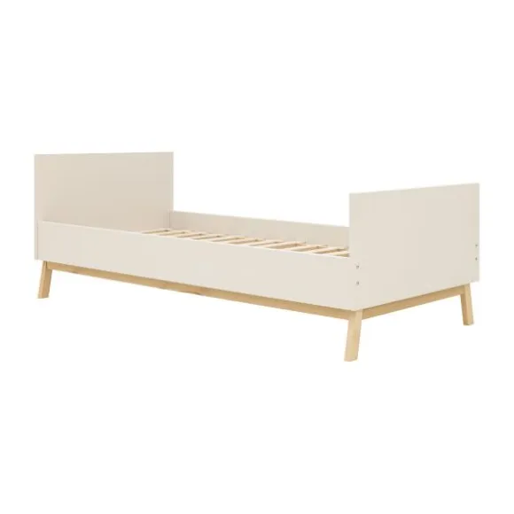Bopita Saba Tienerkamer - Dune / Naturel - Bed 90x200 cm + Nachtkastje