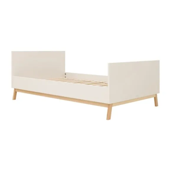 Bopita Saba Tienerkamer - Dune / Naturel - Bed 90x200 cm + Nachtkastje