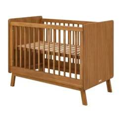 Bopita Senna Babybed - Rose / Wood - 60 x 120 cm