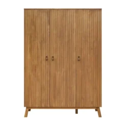 Bopita Senna Kledingkast 3-Deurs - Rose / Wood